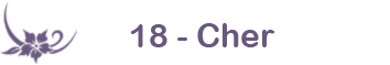 18 - Cher