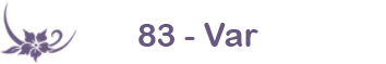 83 - Var